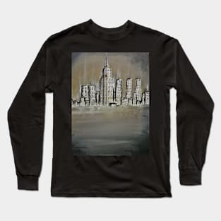 City Skyline Long Sleeve T-Shirt